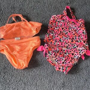 OP and osh kosh Kids Swimwear Sets - Orange and Pink